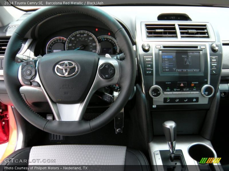 Barcelona Red Metallic / Black/Ash 2014 Toyota Camry SE