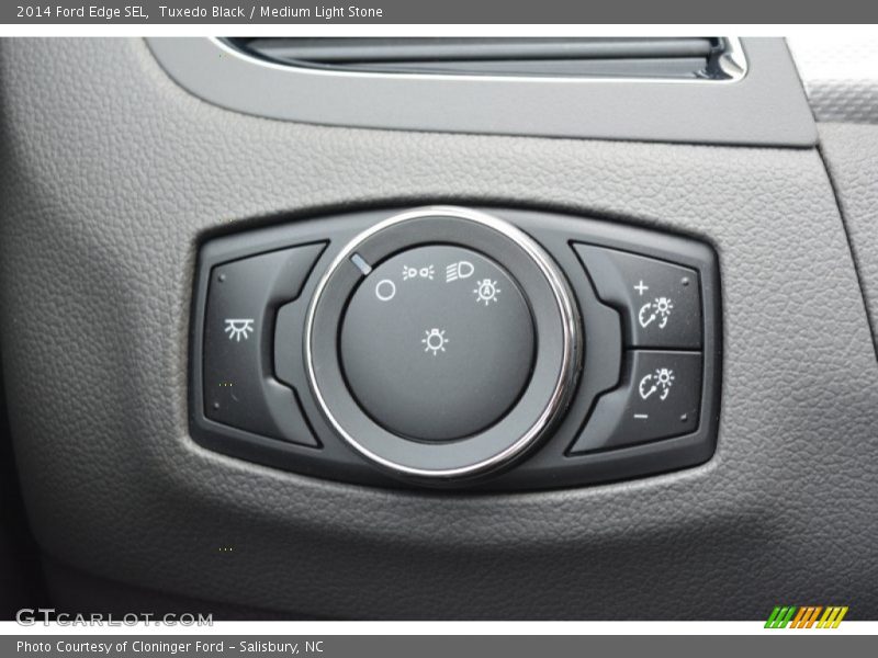 Tuxedo Black / Medium Light Stone 2014 Ford Edge SEL