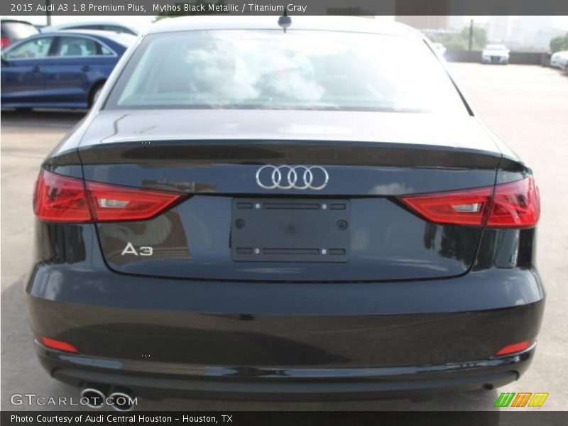 Mythos Black Metallic / Titanium Gray 2015 Audi A3 1.8 Premium Plus