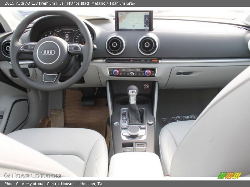 Mythos Black Metallic / Titanium Gray 2015 Audi A3 1.8 Premium Plus