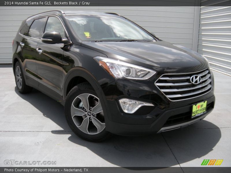 Becketts Black / Gray 2014 Hyundai Santa Fe GLS