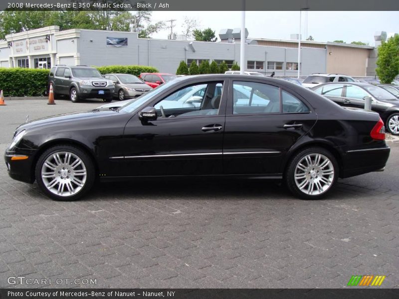 Black / Ash 2008 Mercedes-Benz E 350 4Matic Sedan