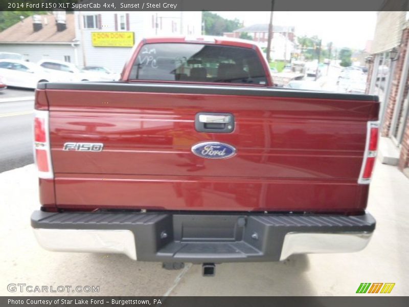 Sunset / Steel Grey 2014 Ford F150 XLT SuperCab 4x4