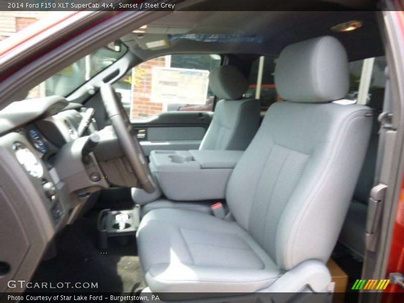 Sunset / Steel Grey 2014 Ford F150 XLT SuperCab 4x4