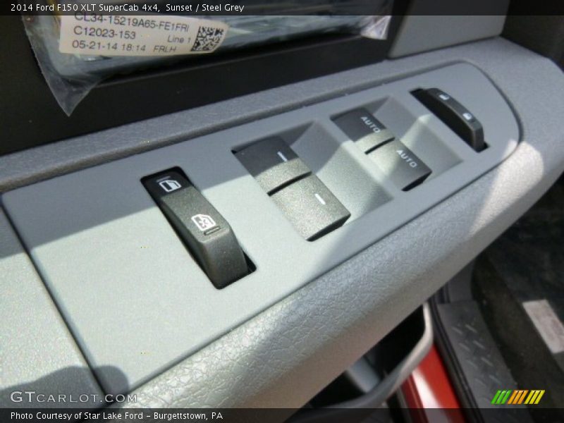 Sunset / Steel Grey 2014 Ford F150 XLT SuperCab 4x4