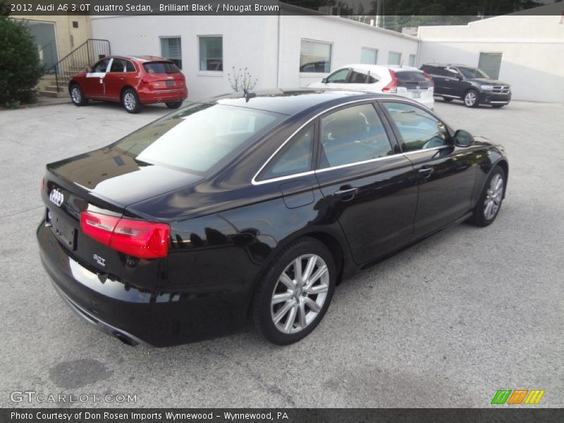 Brilliant Black / Nougat Brown 2012 Audi A6 3.0T quattro Sedan