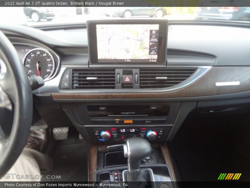 Brilliant Black / Nougat Brown 2012 Audi A6 3.0T quattro Sedan