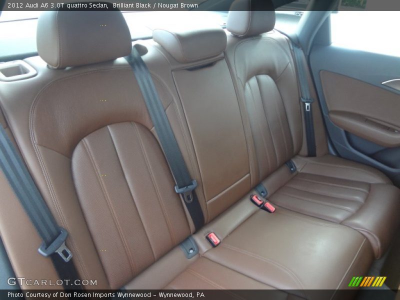 Brilliant Black / Nougat Brown 2012 Audi A6 3.0T quattro Sedan
