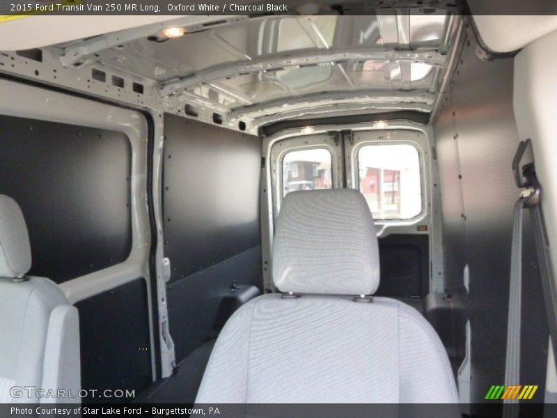 Oxford White / Charcoal Black 2015 Ford Transit Van 250 MR Long