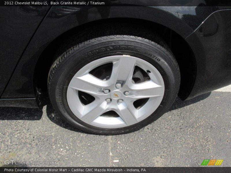 Black Granite Metallic / Titanium 2012 Chevrolet Malibu LS