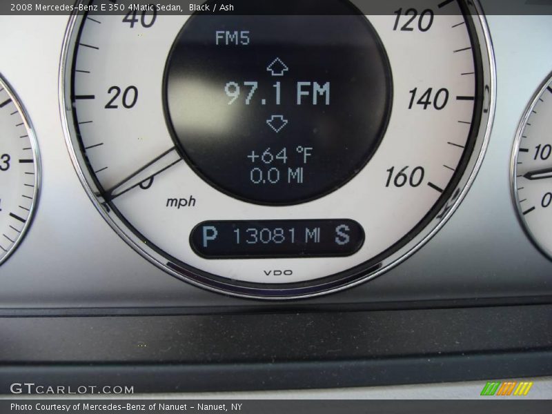 Black / Ash 2008 Mercedes-Benz E 350 4Matic Sedan