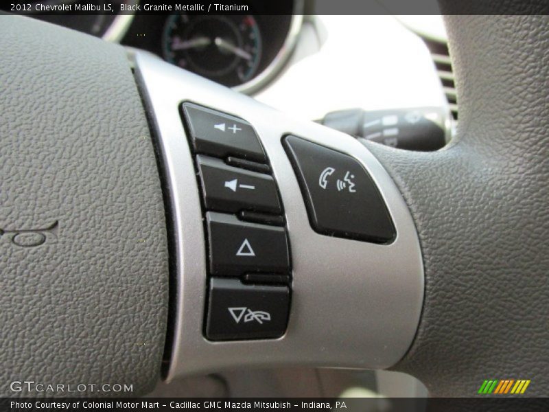 Black Granite Metallic / Titanium 2012 Chevrolet Malibu LS