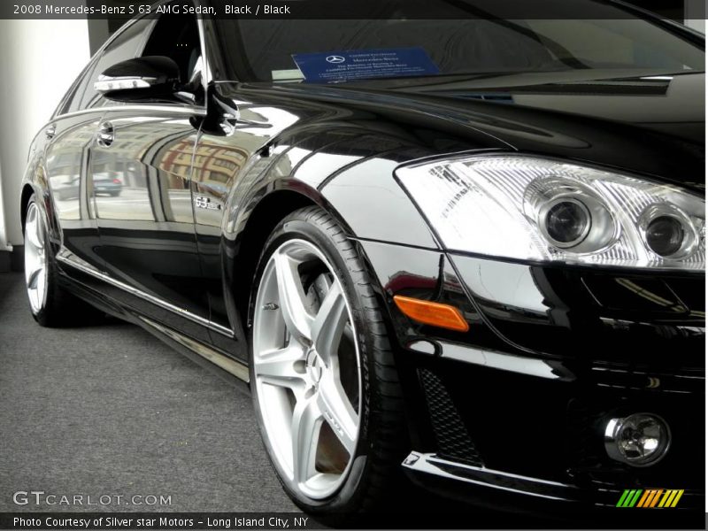Black / Black 2008 Mercedes-Benz S 63 AMG Sedan