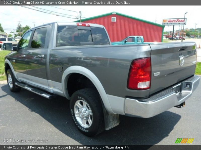Mineral Gray Metallic / Dark Slate 2012 Dodge Ram 2500 HD Laramie Crew Cab 4x4