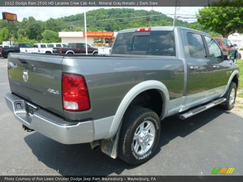 Mineral Gray Metallic / Dark Slate 2012 Dodge Ram 2500 HD Laramie Crew Cab 4x4