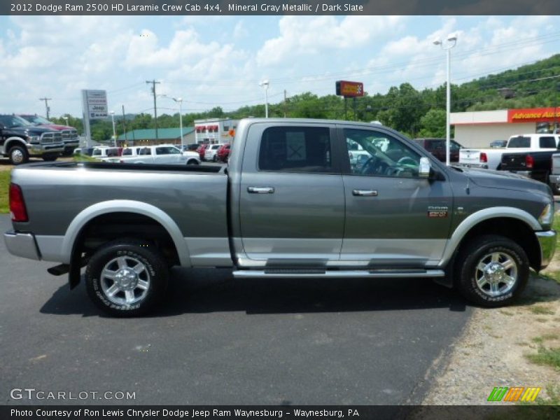 Mineral Gray Metallic / Dark Slate 2012 Dodge Ram 2500 HD Laramie Crew Cab 4x4