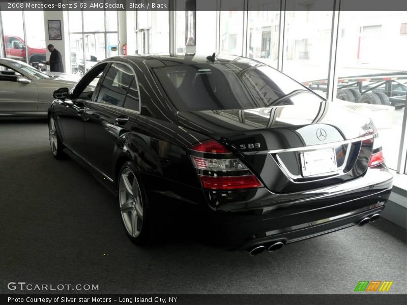 Black / Black 2008 Mercedes-Benz S 63 AMG Sedan