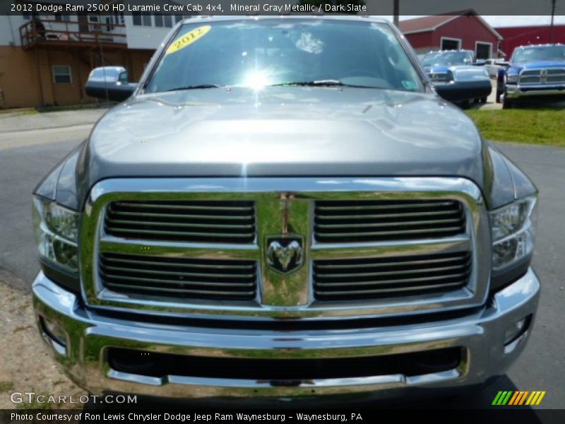 Mineral Gray Metallic / Dark Slate 2012 Dodge Ram 2500 HD Laramie Crew Cab 4x4