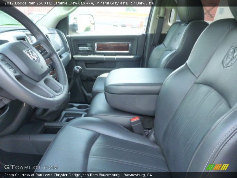 Mineral Gray Metallic / Dark Slate 2012 Dodge Ram 2500 HD Laramie Crew Cab 4x4