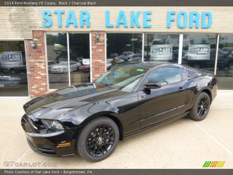 Black / Charcoal Black 2014 Ford Mustang V6 Coupe