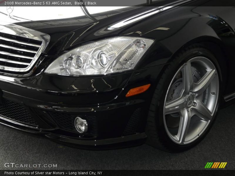 Black / Black 2008 Mercedes-Benz S 63 AMG Sedan