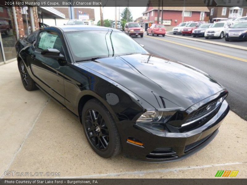 Black / Charcoal Black 2014 Ford Mustang V6 Coupe