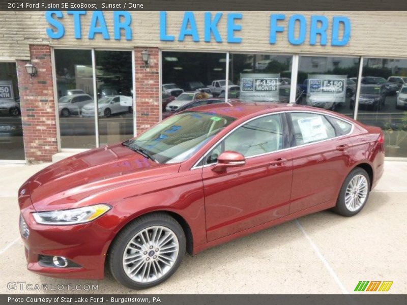 Sunset / Dune 2014 Ford Fusion SE EcoBoost