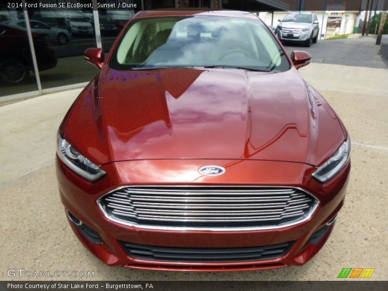 Sunset / Dune 2014 Ford Fusion SE EcoBoost