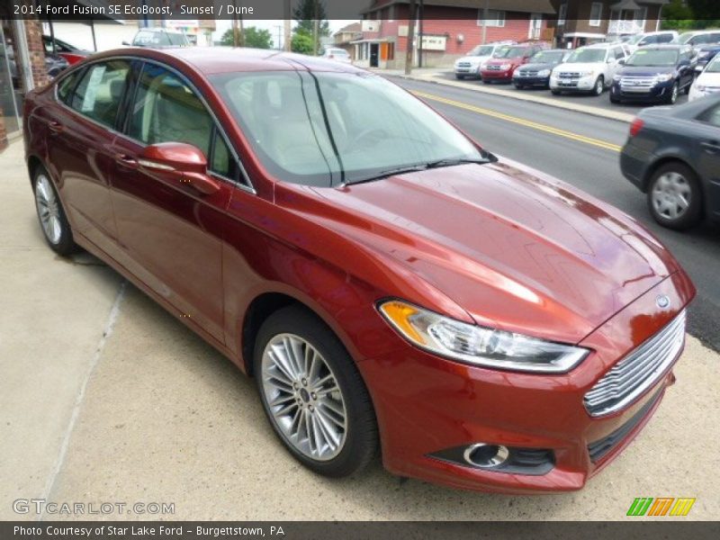 Sunset / Dune 2014 Ford Fusion SE EcoBoost