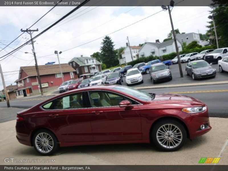 Sunset / Dune 2014 Ford Fusion SE EcoBoost