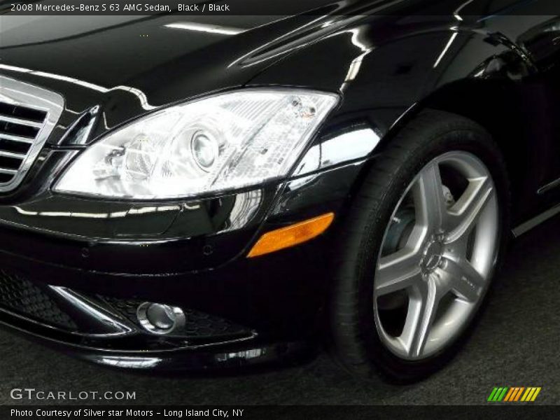 Black / Black 2008 Mercedes-Benz S 63 AMG Sedan