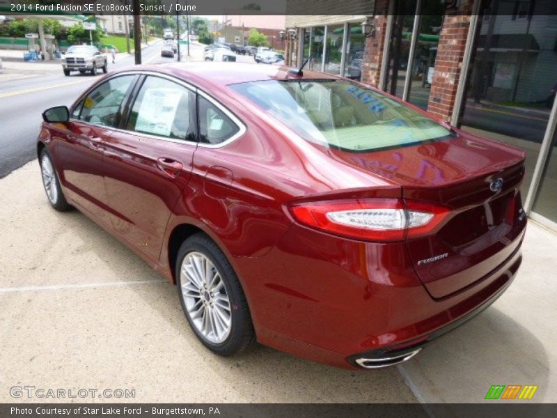 Sunset / Dune 2014 Ford Fusion SE EcoBoost