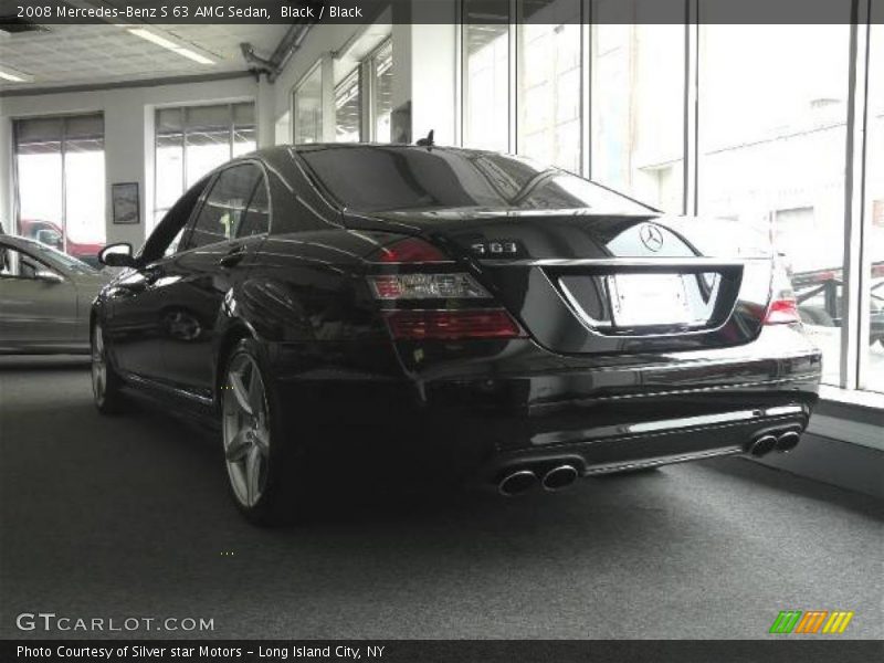 Black / Black 2008 Mercedes-Benz S 63 AMG Sedan
