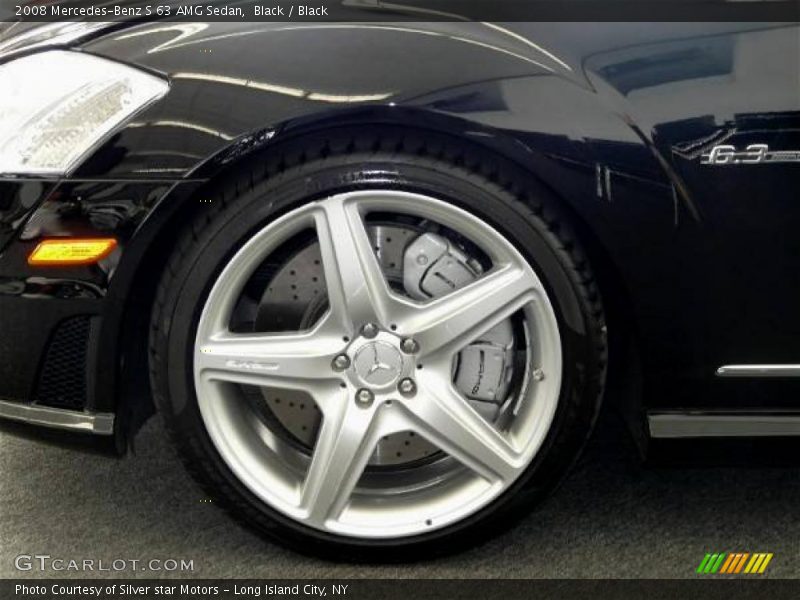 Black / Black 2008 Mercedes-Benz S 63 AMG Sedan