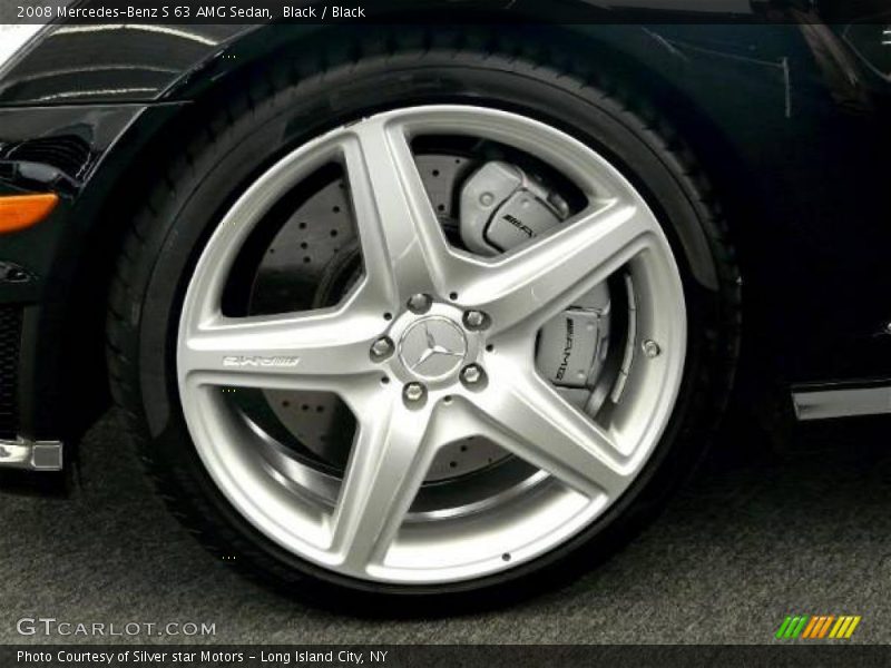 Black / Black 2008 Mercedes-Benz S 63 AMG Sedan