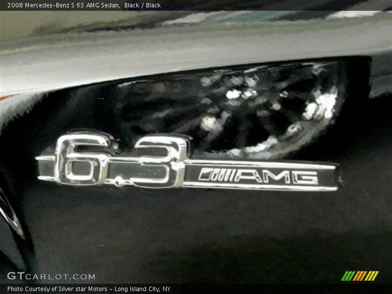 Black / Black 2008 Mercedes-Benz S 63 AMG Sedan