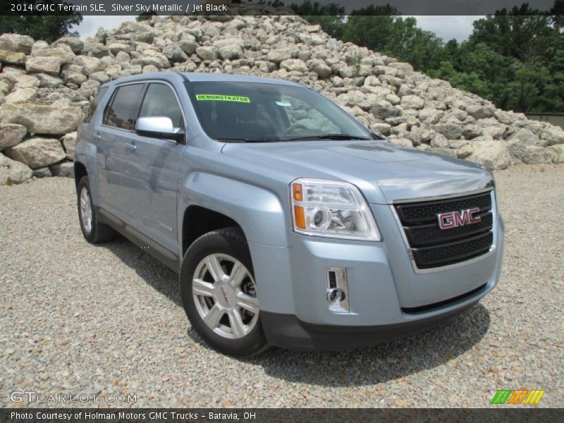 Silver Sky Metallic / Jet Black 2014 GMC Terrain SLE