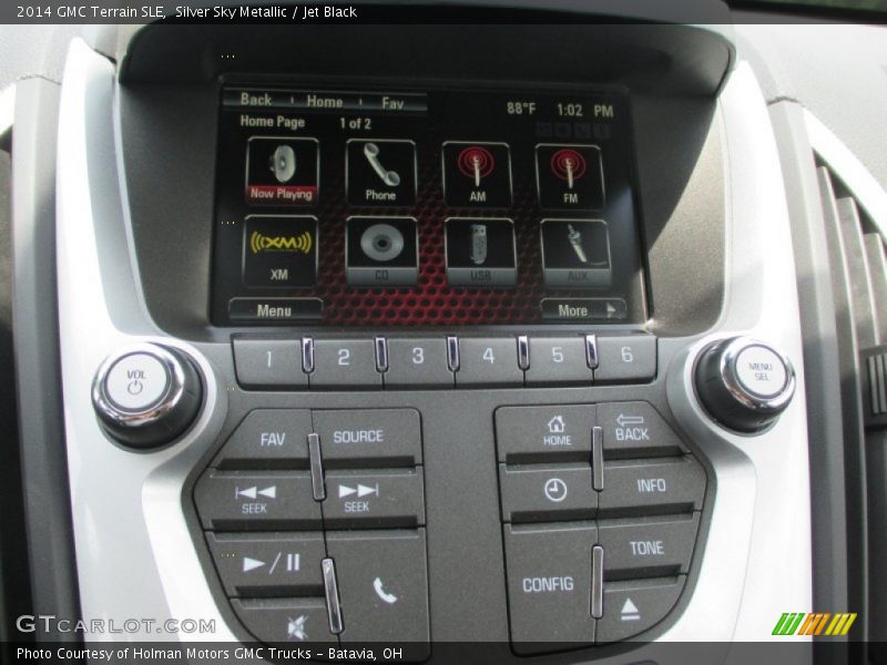 Silver Sky Metallic / Jet Black 2014 GMC Terrain SLE