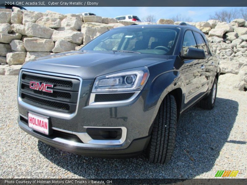 Cyber Gray Metallic / Ebony 2014 GMC Acadia SLE