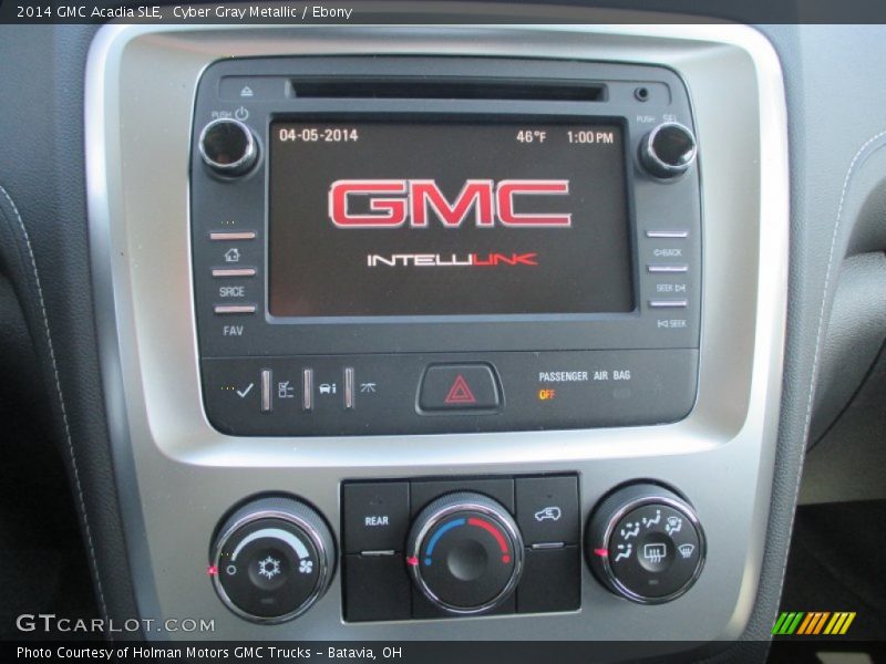 Cyber Gray Metallic / Ebony 2014 GMC Acadia SLE