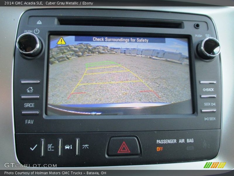 Cyber Gray Metallic / Ebony 2014 GMC Acadia SLE