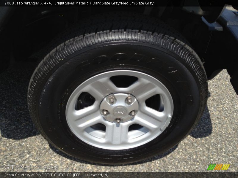  2008 Wrangler X 4x4 Wheel
