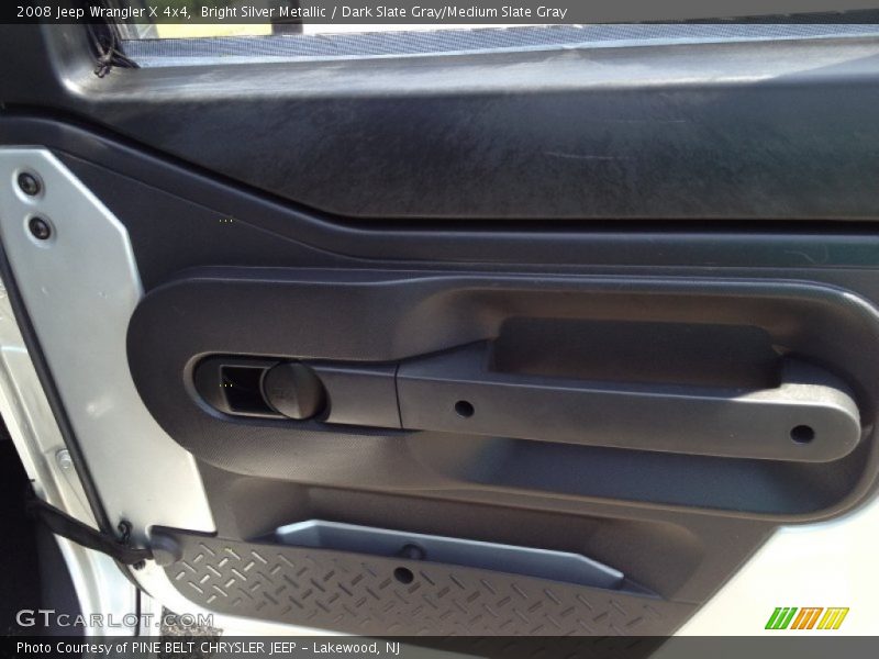 Bright Silver Metallic / Dark Slate Gray/Medium Slate Gray 2008 Jeep Wrangler X 4x4