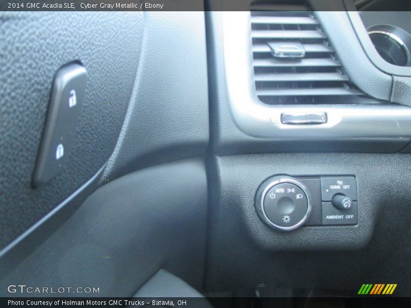 Cyber Gray Metallic / Ebony 2014 GMC Acadia SLE
