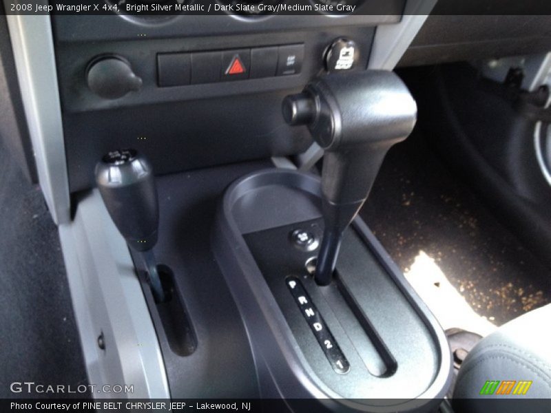  2008 Wrangler X 4x4 4 Speed Automatic Shifter