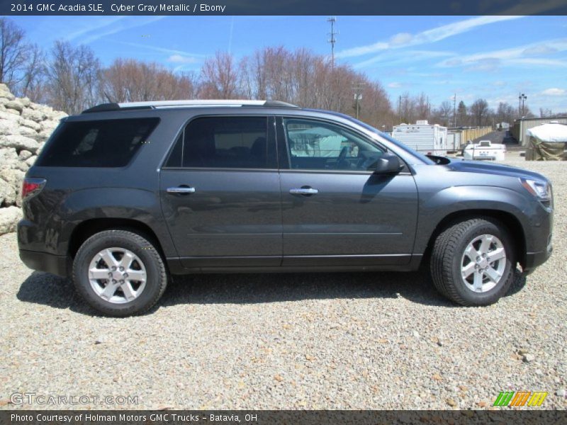 Cyber Gray Metallic / Ebony 2014 GMC Acadia SLE