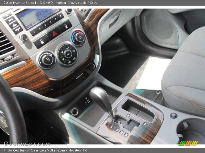 Harbor Gray Metallic / Gray 2010 Hyundai Santa Fe GLS 4WD