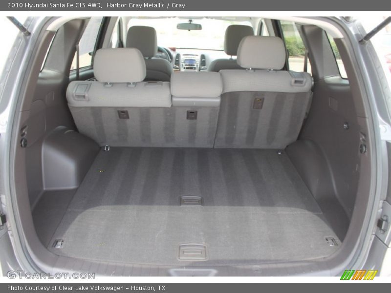 Harbor Gray Metallic / Gray 2010 Hyundai Santa Fe GLS 4WD