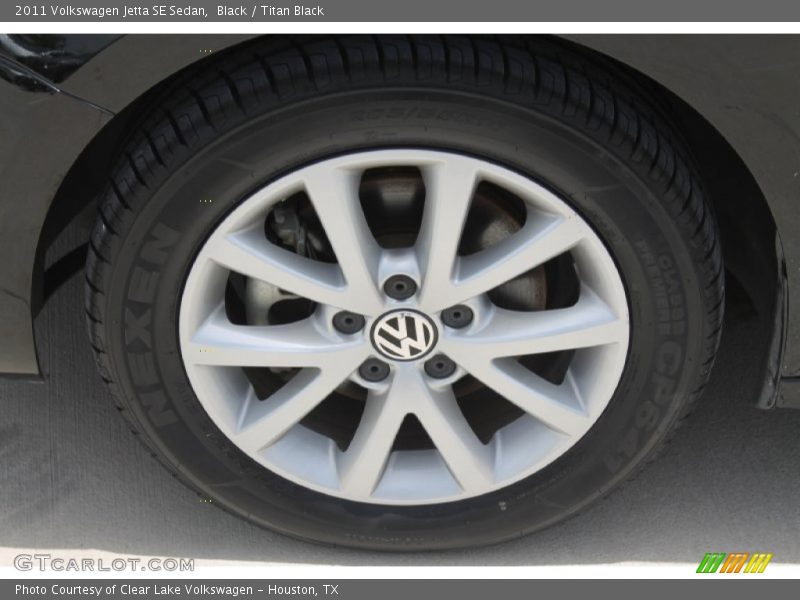 Black / Titan Black 2011 Volkswagen Jetta SE Sedan