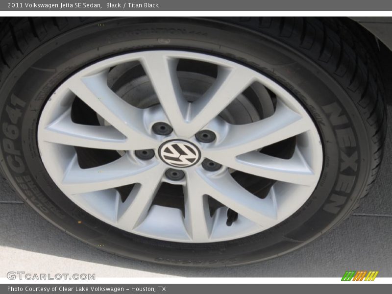 Black / Titan Black 2011 Volkswagen Jetta SE Sedan